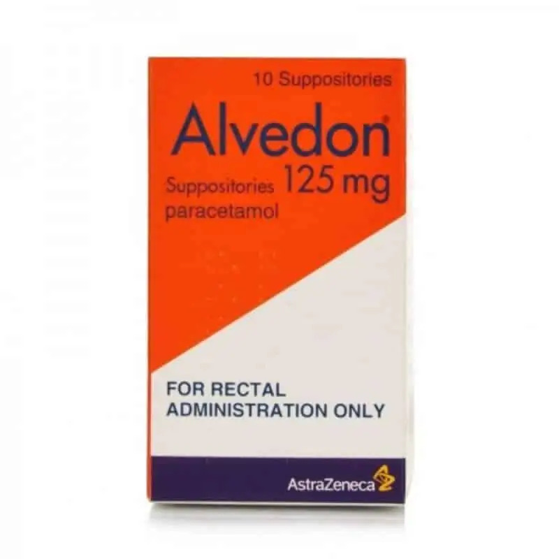 Paracetamol Suppositories 125mg 10 Suppositories